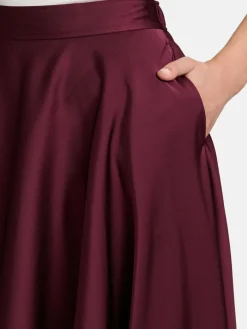 Vera Mont Röcke*Damen Ballonrock bordeaux uni