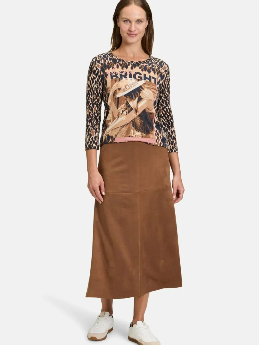 Betty Barclay Shirts & Tops*Damen Basic Shirt marine mehrfarbig gemustert