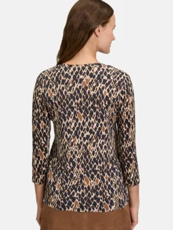 Betty Barclay Shirts & Tops*Damen Basic Shirt marine mehrfarbig gemustert