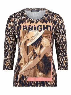 Betty Barclay Shirts & Tops*Damen Basic Shirt marine mehrfarbig gemustert