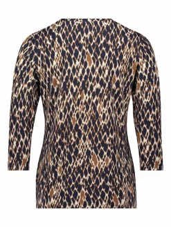 Betty Barclay Shirts & Tops*Damen Basic Shirt marine mehrfarbig gemustert