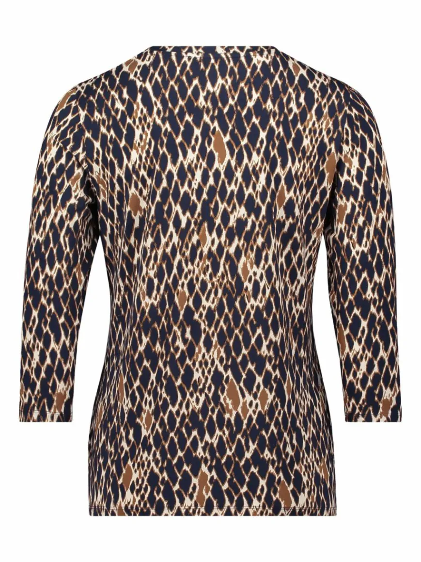 Betty Barclay Shirts & Tops*Damen Basic Shirt marine mehrfarbig gemustert