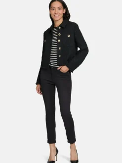 Betty Barclay Jeans*Damen Basic-Jeans schwarz denim uni