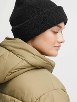 OXMO Mützen & Hüte*Damen Beanie schwarz uni