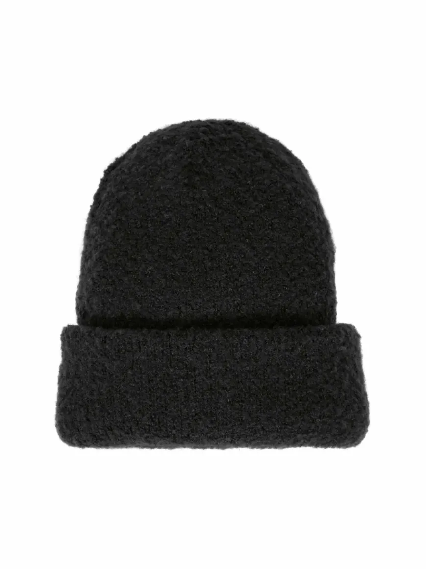 OXMO Mützen & Hüte*Damen Beanie schwarz uni