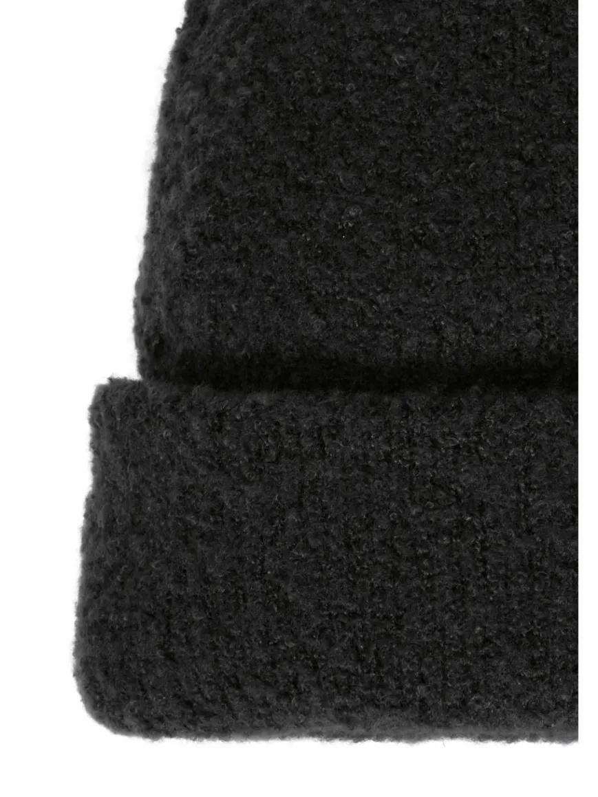 OXMO Mützen & Hüte*Damen Beanie schwarz uni