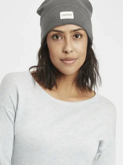 OXMO Mützen & Hüte*Damen Beanie - OXBiene grau uni