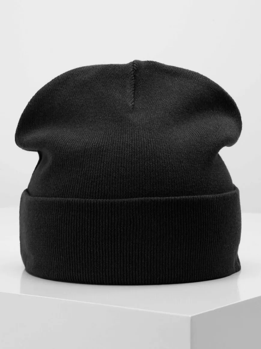 OXMO Mützen & Hüte*Damen Beanie - OXBiene schwarz uni