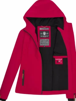Marikoo Jacken & Westen*Damen Übergangsjacke - Brombeere fuchsia uni