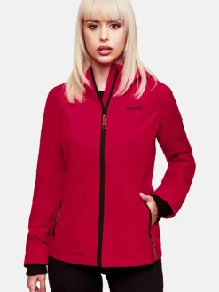 Marikoo Jacken & Westen*Damen Übergangsjacke - Brombeere fuchsia uni