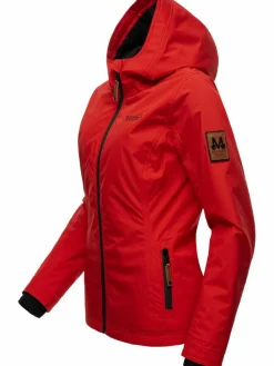 Marikoo Jacken & Westen*Damen Übergangsjacke - Brombeere rot uni