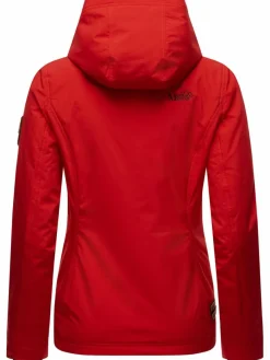 Marikoo Jacken & Westen*Damen Übergangsjacke - Brombeere rot uni