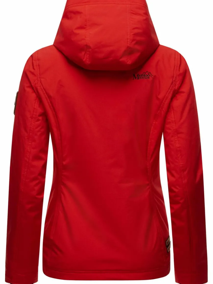 Marikoo Jacken & Westen*Damen Übergangsjacke - Brombeere rot uni