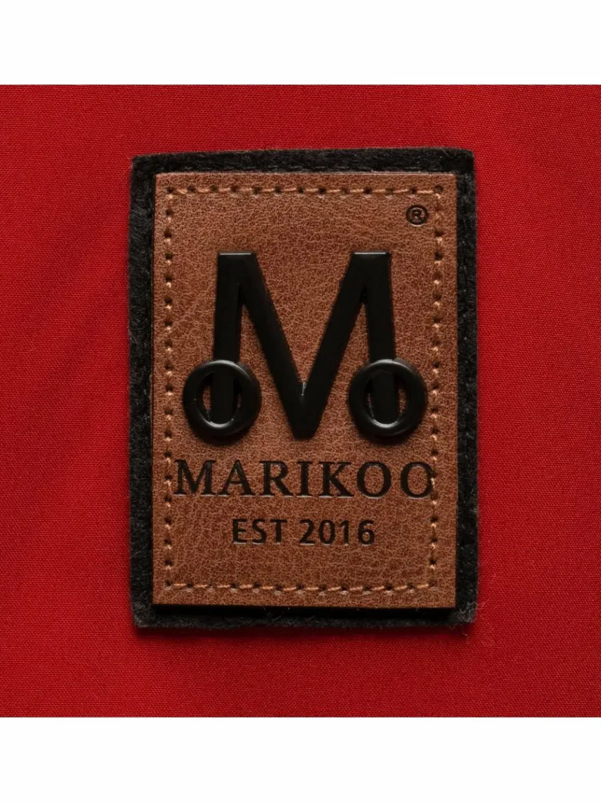 Marikoo Jacken & Westen*Damen Übergangsjacke - Brombeere rot uni