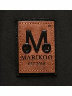 Marikoo Jacken & Westen*Damen Übergangsjacke - Brombeere schwarz uni