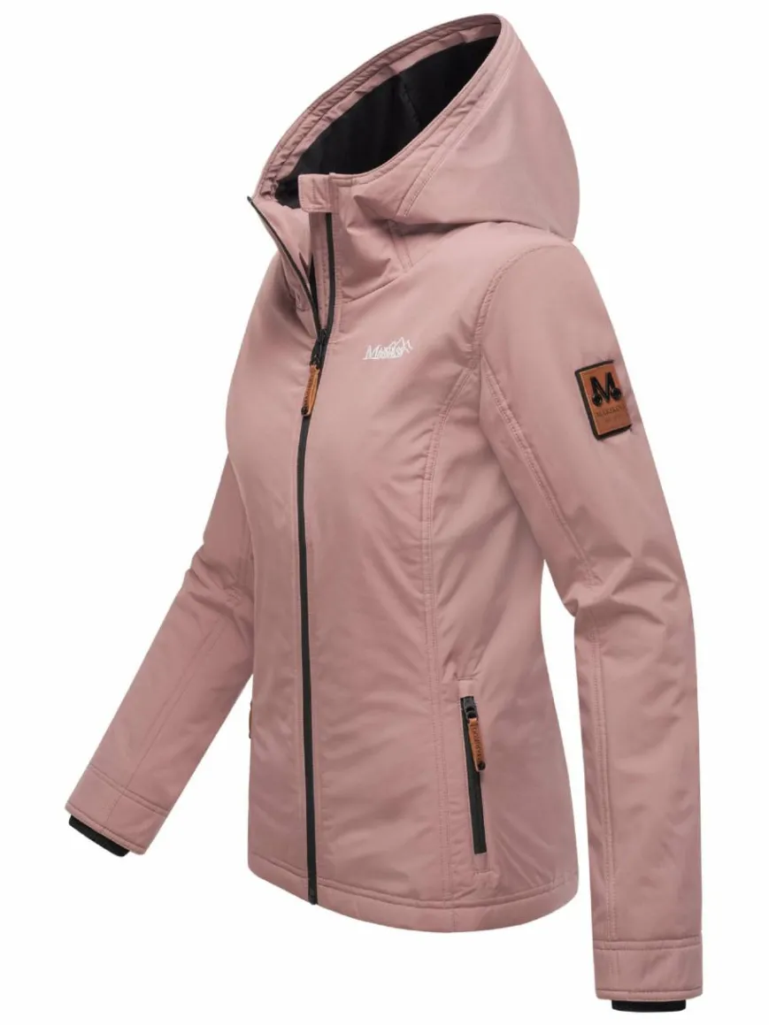 Marikoo Jacken & Westen*Damen Übergangsjacke - Brombeere altrosa uni