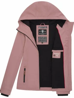 Marikoo Jacken & Westen*Damen Übergangsjacke - Brombeere altrosa uni