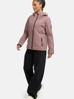 Marikoo Jacken & Westen*Damen Übergangsjacke - Brombeere altrosa uni