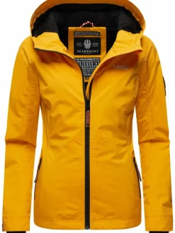 Marikoo Jacken & Westen*Damen Übergangsjacke - Brombeere gelb uni