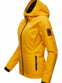 Marikoo Jacken & Westen*Damen Übergangsjacke - Brombeere gelb uni