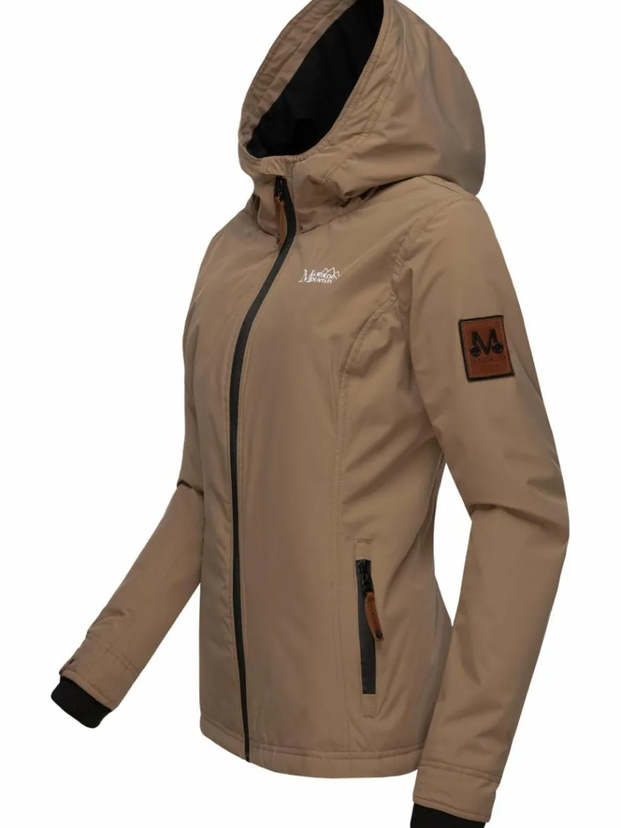 Marikoo Jacken & Westen*Damen Übergangsjacke - Brombeere taupe uni