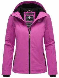 Marikoo Jacken & Westen*Damen Übergangsjacke - Brombeere lila uni