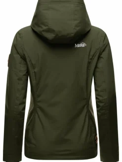Marikoo Jacken & Westen*Damen Übergangsjacke - Brombeere oliv uni