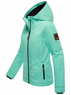 Marikoo Jacken & Westen*Damen Übergangsjacke - Brombeere aqua uni