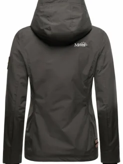 Marikoo Jacken & Westen*Damen Übergangsjacke - Brombeere anthrazit uni