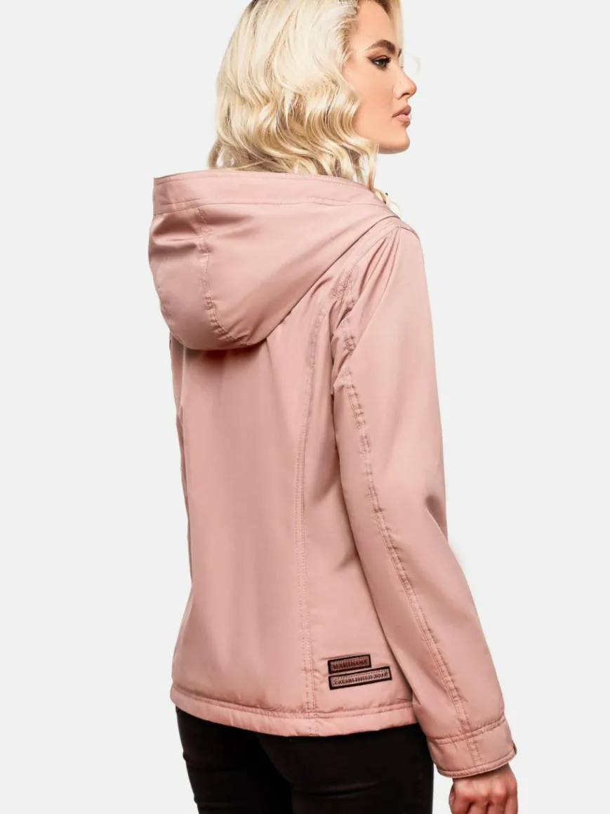 Marikoo Jacken & Westen*Damen Übergangsjacke - Brombeere rosa uni