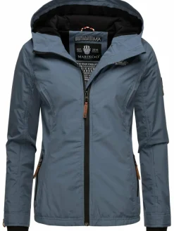 Marikoo Jacken & Westen*Damen Übergangsjacke - Brombeere blau uni