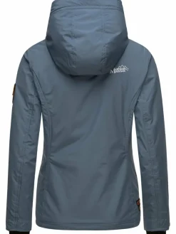 Marikoo Jacken & Westen*Damen Übergangsjacke - Brombeere blau uni