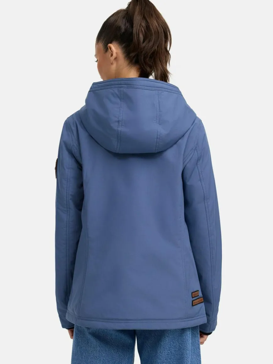 Marikoo Jacken & Westen*Damen Übergangsjacke - Brombeere blau uni