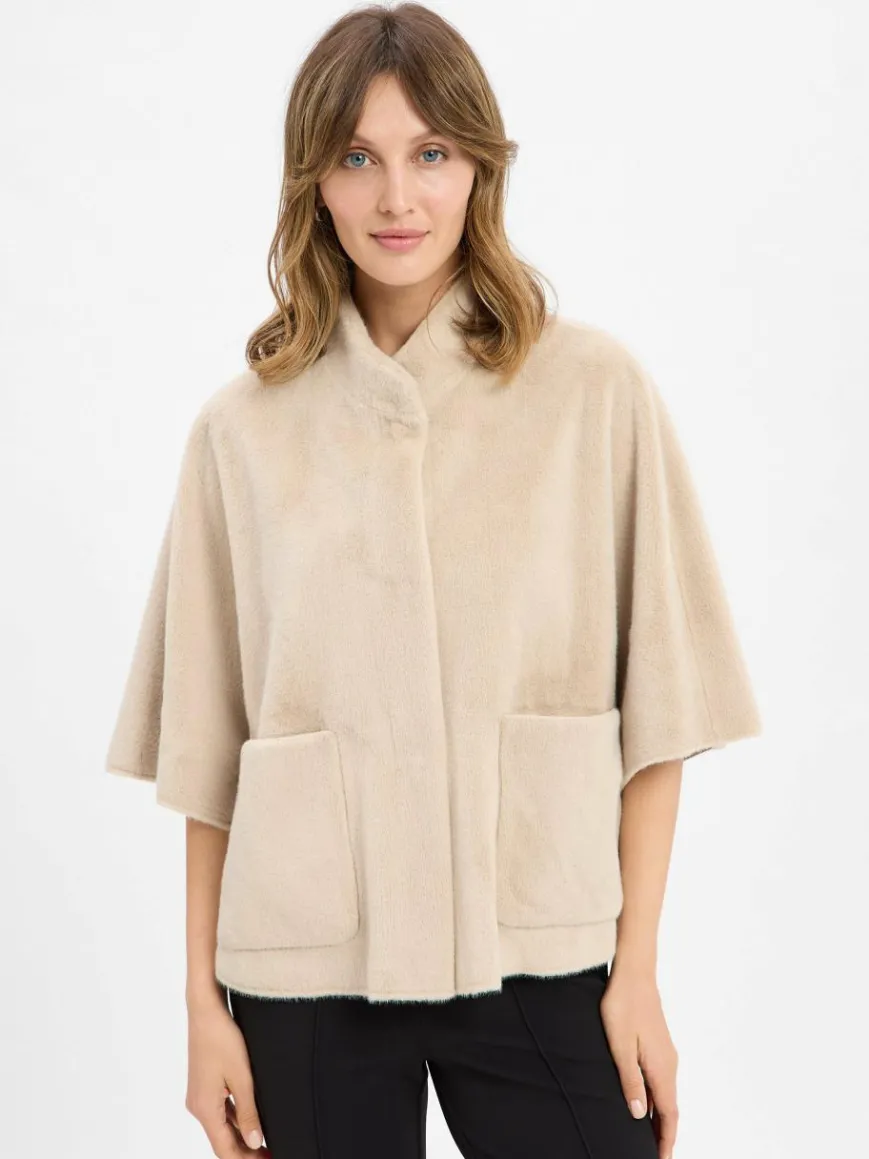 Rino & Pelle Jacken & Westen|Pullover & Strickjacken*Damen Übergangsjacke - Dewi beige uni