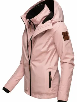 Marikoo Jacken & Westen*Damen Übergangsjacke - Erdbeere rosa uni