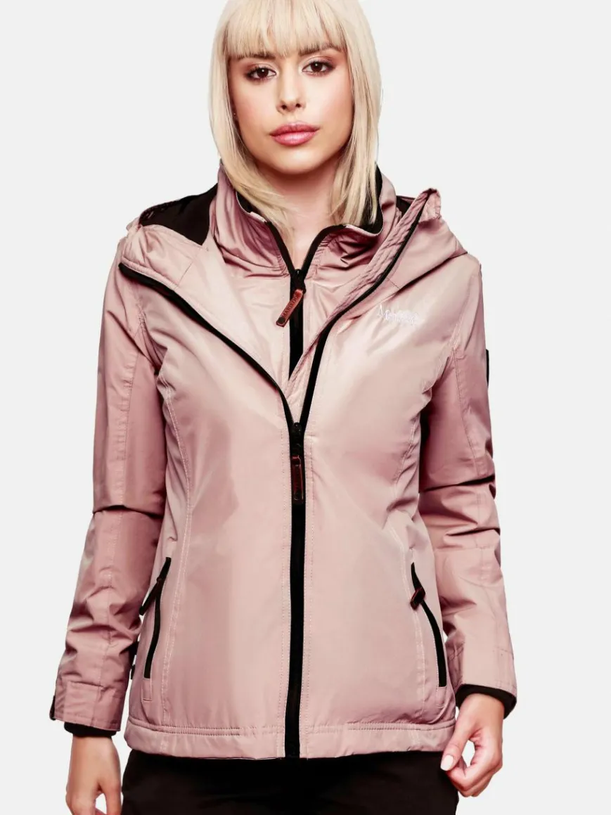 Marikoo Jacken & Westen*Damen Übergangsjacke - Erdbeere rosa uni