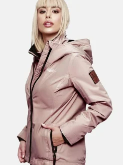 Marikoo Jacken & Westen*Damen Übergangsjacke - Erdbeere rosa uni