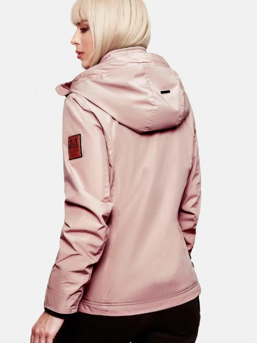 Marikoo Jacken & Westen*Damen Übergangsjacke - Erdbeere rosa uni
