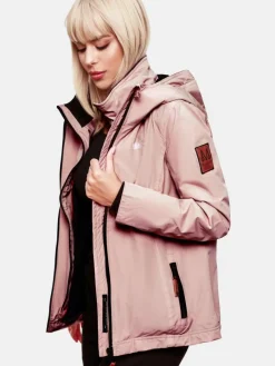 Marikoo Jacken & Westen*Damen Übergangsjacke - Erdbeere rosa uni