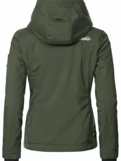 Marikoo Jacken & Westen*Damen Übergangsjacke - Erdbeere oliv uni