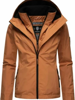 Marikoo Jacken & Westen*Damen Übergangsjacke - Erdbeere terra uni