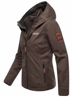 Marikoo Jacken & Westen*Damen Übergangsjacke - Erdbeere schoko uni