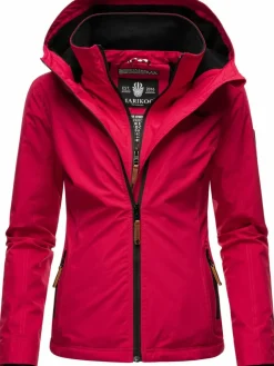 Marikoo Jacken & Westen*Damen Übergangsjacke - Erdbeere fuchsia uni