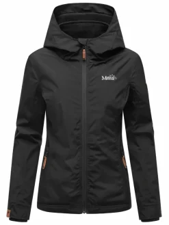 Marikoo Jacken & Westen*Damen Übergangsjacke - Erdbeere schwarz uni