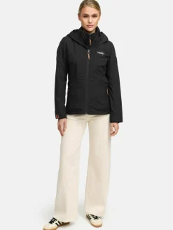 Marikoo Jacken & Westen*Damen Übergangsjacke - Erdbeere schwarz uni