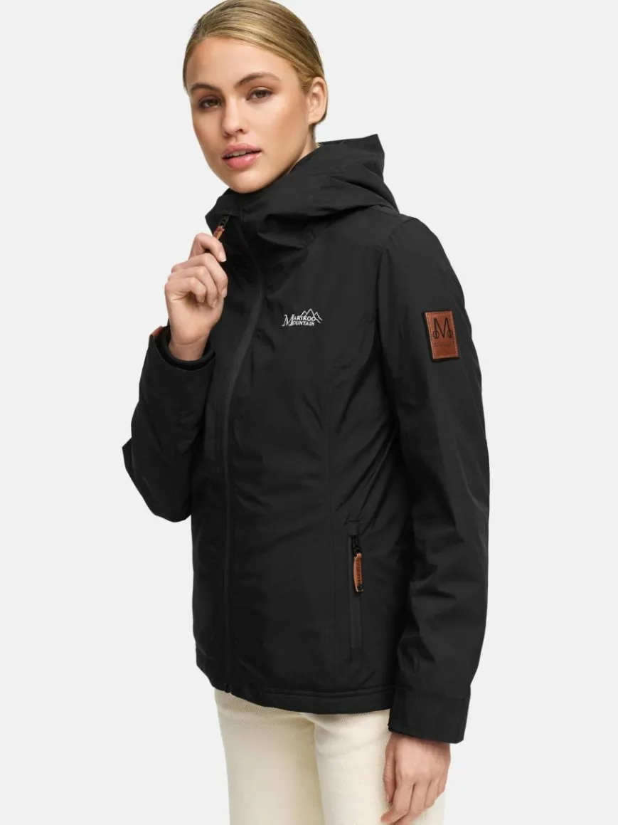 Marikoo Jacken & Westen*Damen Übergangsjacke - Erdbeere schwarz uni