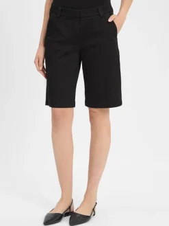 comma Hosen*Damen Bermuda schwarz uni