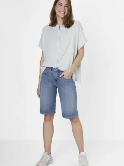 Paddock`s Jeans*Damen Bermuda - ANNA Regular Fit denim uni