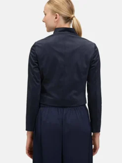 Vera Mont Blazer*Damen Bikerjacke marine blau uni