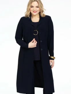 YOEK Blazer*Damen Blazer blau uni